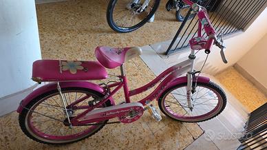 Bici bambina butterfly flower 20"