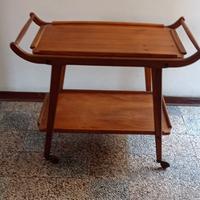 carrello in noce vintage 