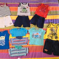 Lotto abbigliamento estivo bambino 2 anni 92 cm