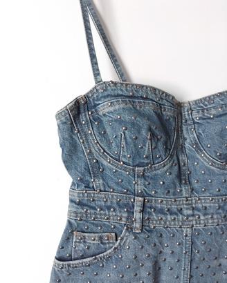 Abito bustier borchiato Zara