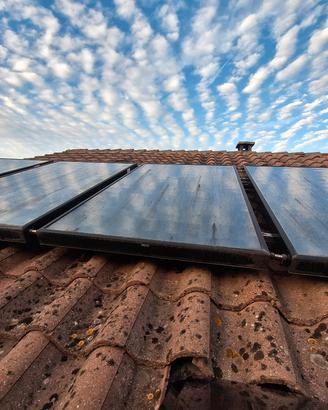 Impianto solare termico con bollitore 500 litri