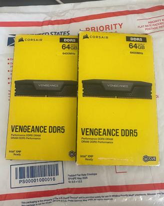RAM Corsair Vengeance DDR5 64GB (2x32GB) 6400MHz