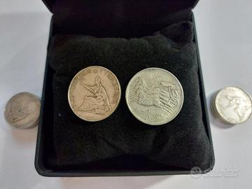 10 monete 500 lire argento centenario 1861-1961