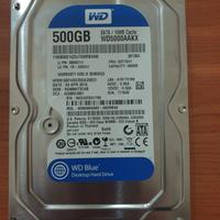 HD 500GB 3,5" WD5000AAKX 7200rpm