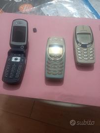 cellulari vintage per pezzi di ricambio 