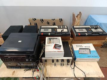 impianto stereo vintage