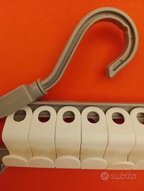 Appendiabiti Multifunzione+7 Ganci Salvaspazio