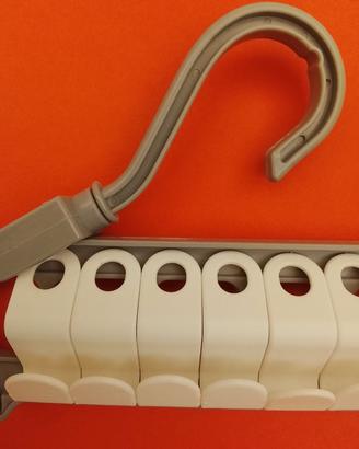 Appendiabiti Multifunzione+7 Ganci Salvaspazio