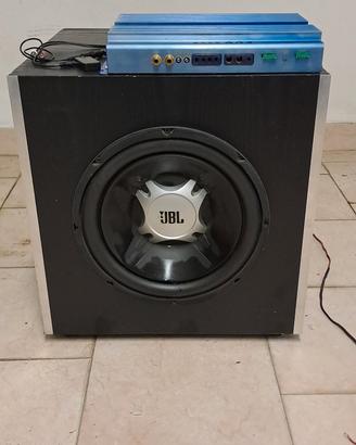 Subwoofer JBL + amplificatore