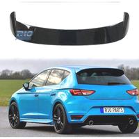 SPOILER ALETTONE SEAT LEON MK3 5P 13-20 NERO LUCID
