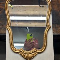 Specchio decorato vintage