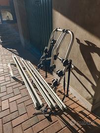 Portabici 3 posti da auto installazione posteriore