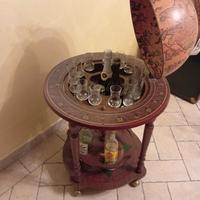 mappamondo porta liquori/bicchieri 