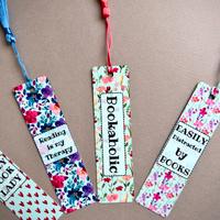 Segnalibri personalizzabili su alluminio e legno