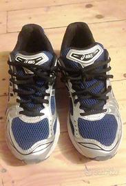 Scarpe Asics "Gel Kayano 14" n. 42,5 blu e argento