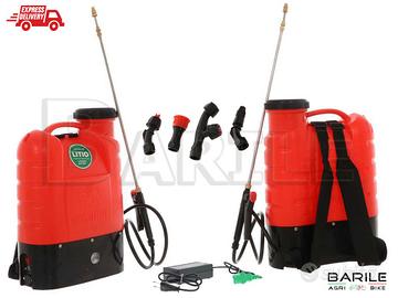 Pompa a spalla batteria litio ausonia 16 litri