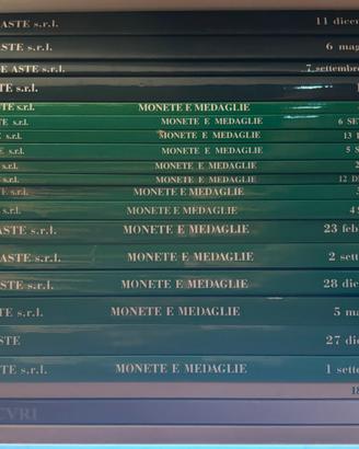 Lotto cataloghi d’asta numismatica Monete Medaglie