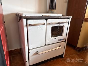 Stufa a legna vintage anni 80 FUNZIONANTE
