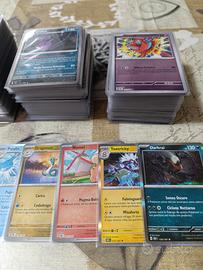 lotto carte Pokémon holo e reverse 