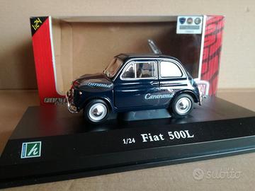 MODELLO  FIAT 500 L PRIMA SERIE BLU'  NO MEBETOYS