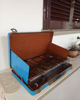 fornello da campeggio vintage portatile