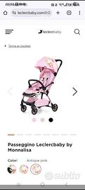 Passeggino Leclerc baby by Monnalisa
