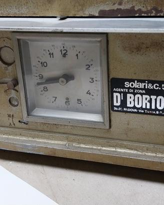 orologio marcatempo vintage Solari
