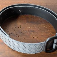 Cintura Bottega Veneta originale pelle intrecciata