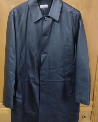 Cappotto lungo pelle