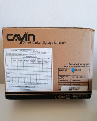 Cayin smp 2100 digital signage player