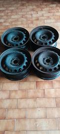 4 Cerchi in ferro Fiat Panda 14"