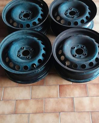 4 Cerchi in ferro Fiat Panda 14"