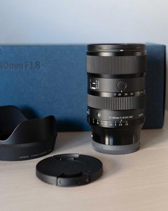 Sigma 17-40 f/1.8 Art Sony E