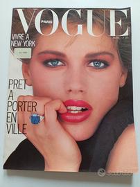 Raro Vogue Paris  aprile 1983 n° 634  " Vivre a NY