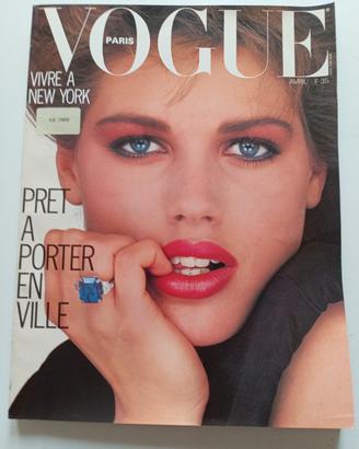 Raro Vogue Paris  aprile 1983 n° 634  " Vivre a NY