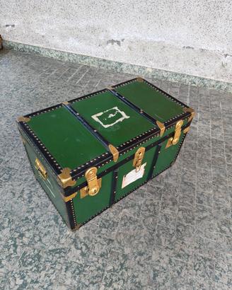 Baule da viaggio anni 50 60 vintage