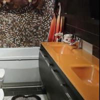 mobile bagno con 2 lavandini