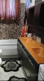 mobile bagno con 2 lavandini