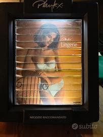 PLAYTEX INSEGNA TARGA TABELLA LUMINOSA ROTANTE