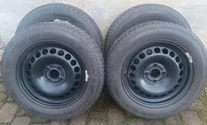 4 Cerchi Fiat Opel + 4 Gomme Kumho 195/60R15 M+S