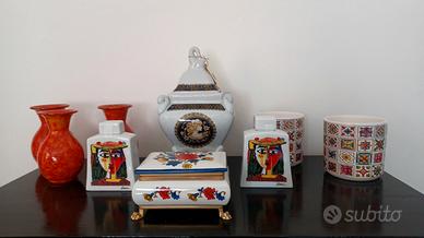 Lotto ceramiche d'autore vintage 