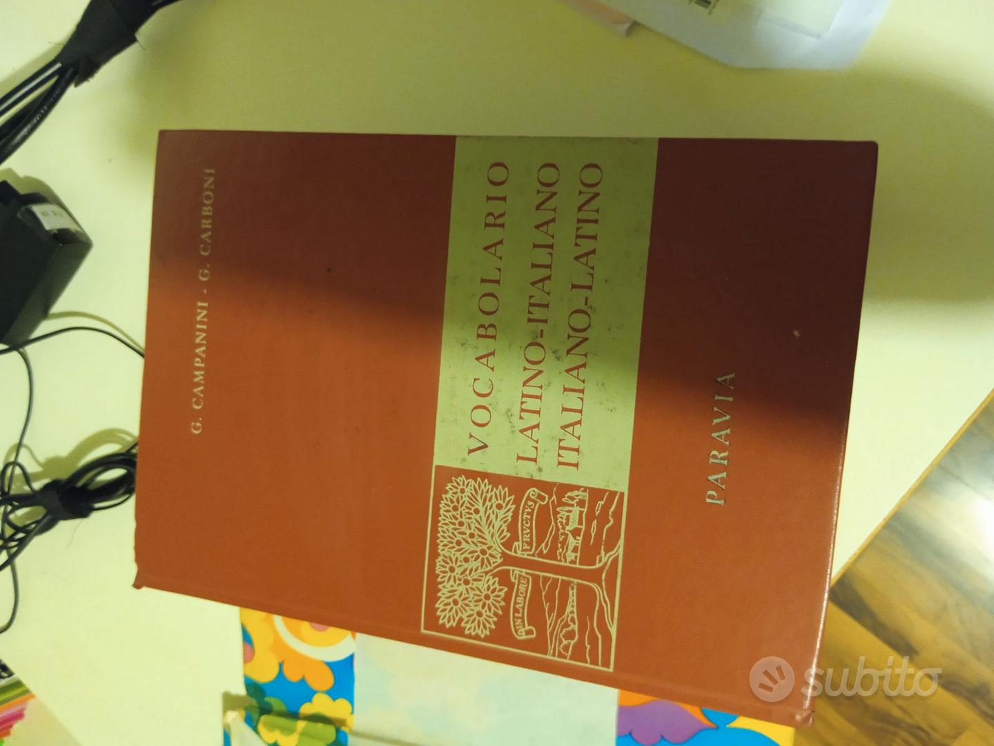 Vocabolario Latino-Italiano, Italiano-Latino. da CAMPANINI, G. E G.  CARBONI.: (1961)