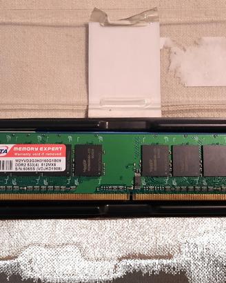 Lotto 2 Banchi RAM VDATA DDR2 per PC Desktop