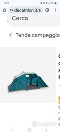 Tenda campeggio 4 posti Apenaz 4,2 con filtro sole
