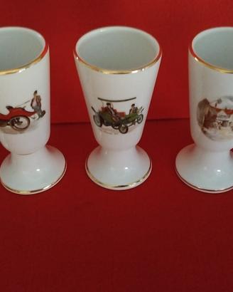Set 5 Bicchieri Mazagran Porcellana Tradition Fran