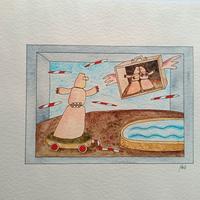 Litografia di Giuliano Ghelli