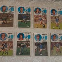 Lotto 8 Figurine Calciatori Panini 1976-77 NAPOLI
