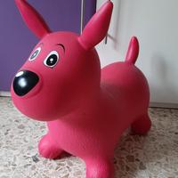 cane cavalcabile rosa LUDI 