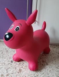 cane cavalcabile rosa LUDI 