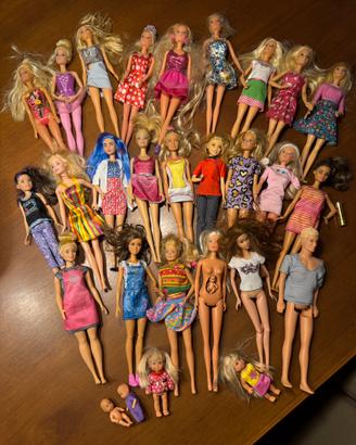 Bambole barbie e masha